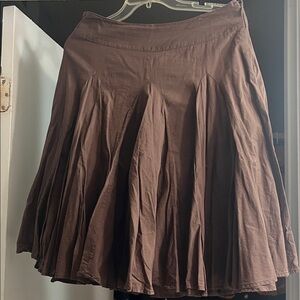 a.n.a Women's A-Line Skirt in Rich Brown